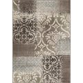 Wall-To-Wall 5 x 7 ft. Mindoro Chrissy Distressed Rug, Brown WA2607054